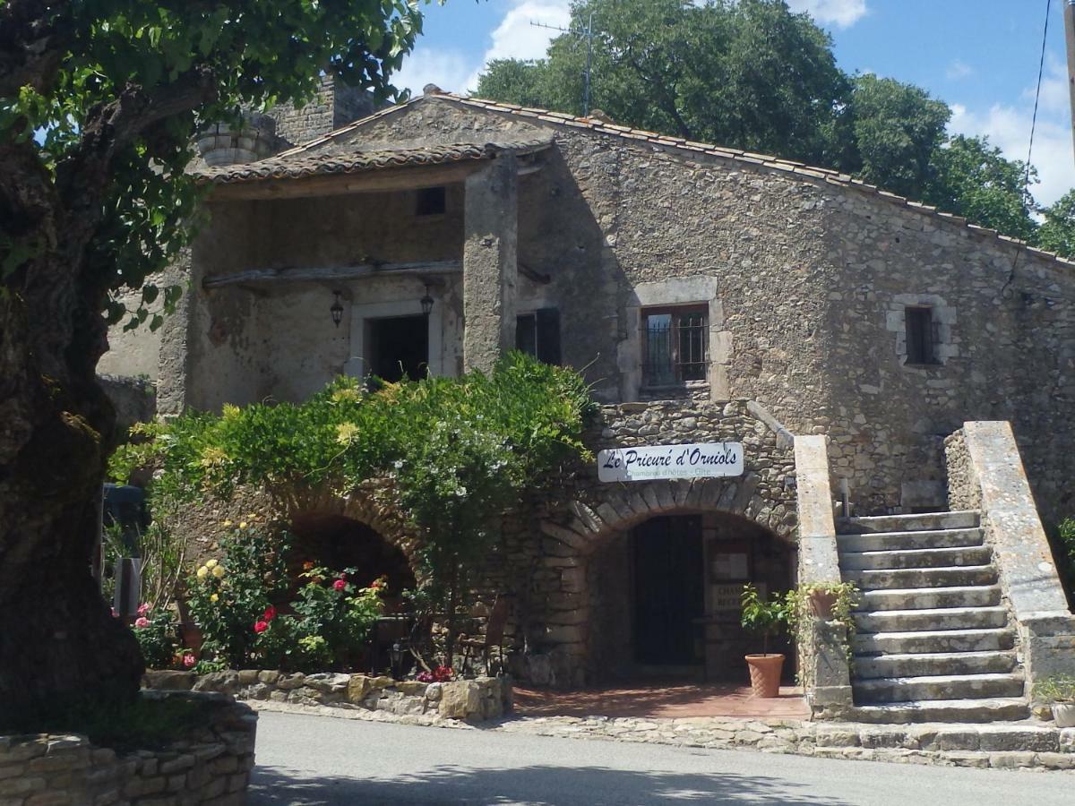 Hotel Le Prieure D'Orniols Goudargues Exterior foto